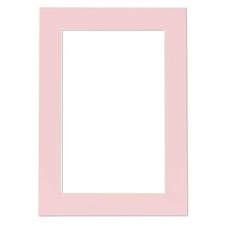 11x14 Precut Mat Board With 8x11 Opening - Acid Free Aquamarine Blue, 4-Ply Bevel Cut For Framing