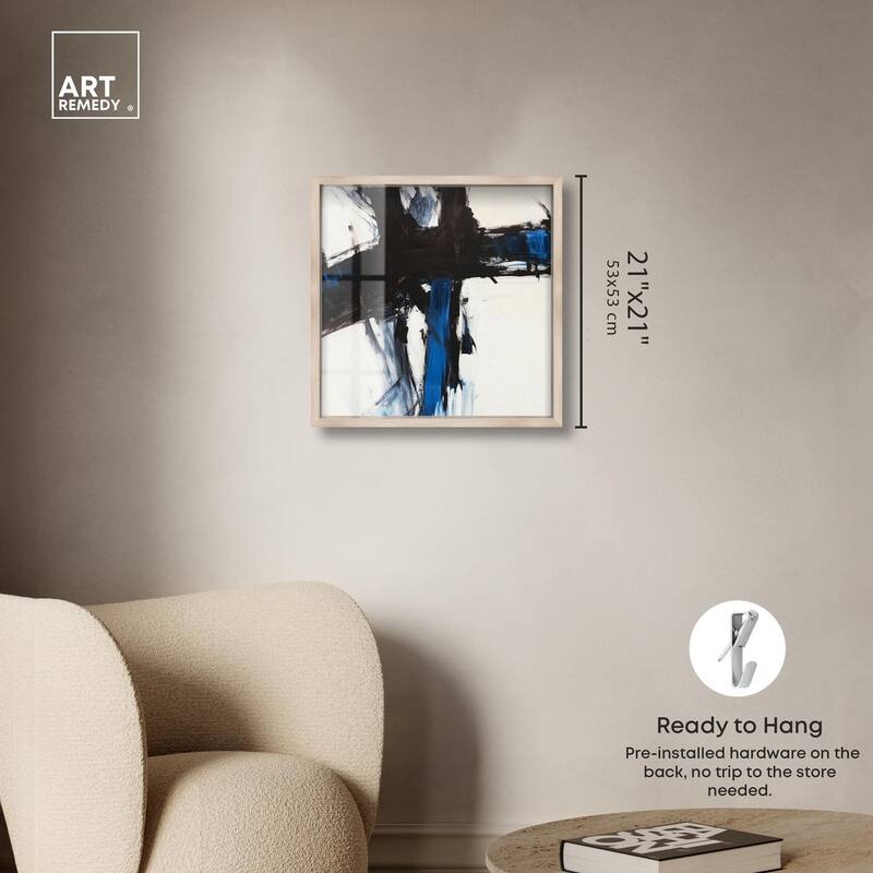 Blue Streak I Shadowbox by Art Remedy