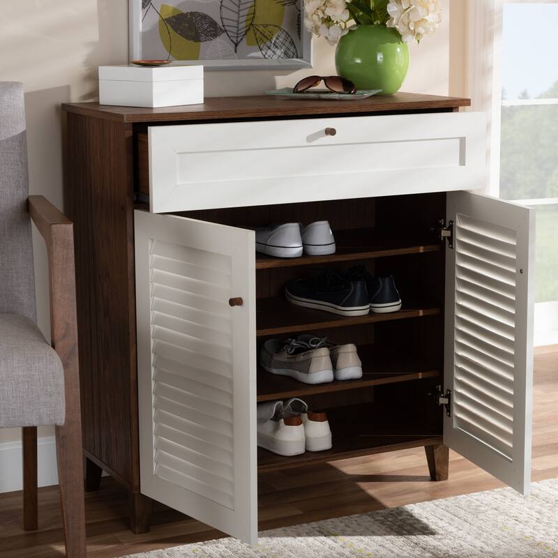 Carson Carrington Aitken 4-shelf Shoe Cabinet
