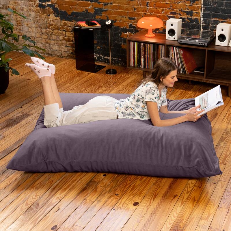 Pillow Saxx Dream Lounger with Wood Frame - 3-in-1 Bean Bag