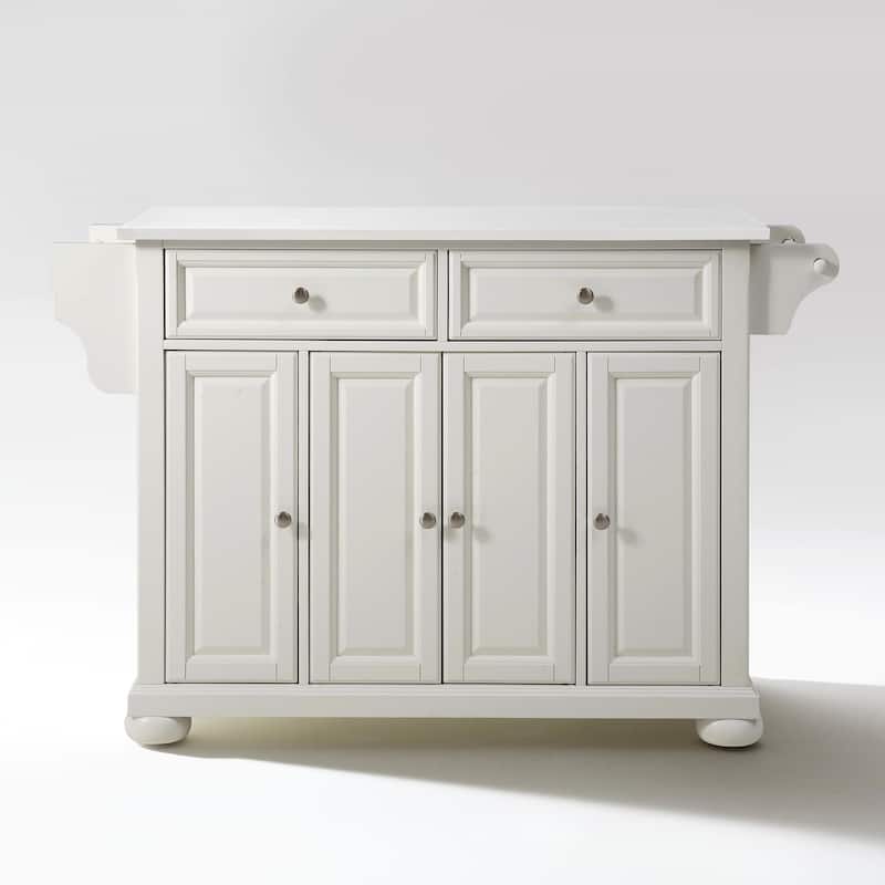 Crosley Alexandria Granite Top Full Size Kitchen Island/Cart - 52"w x 18"d x 34"H