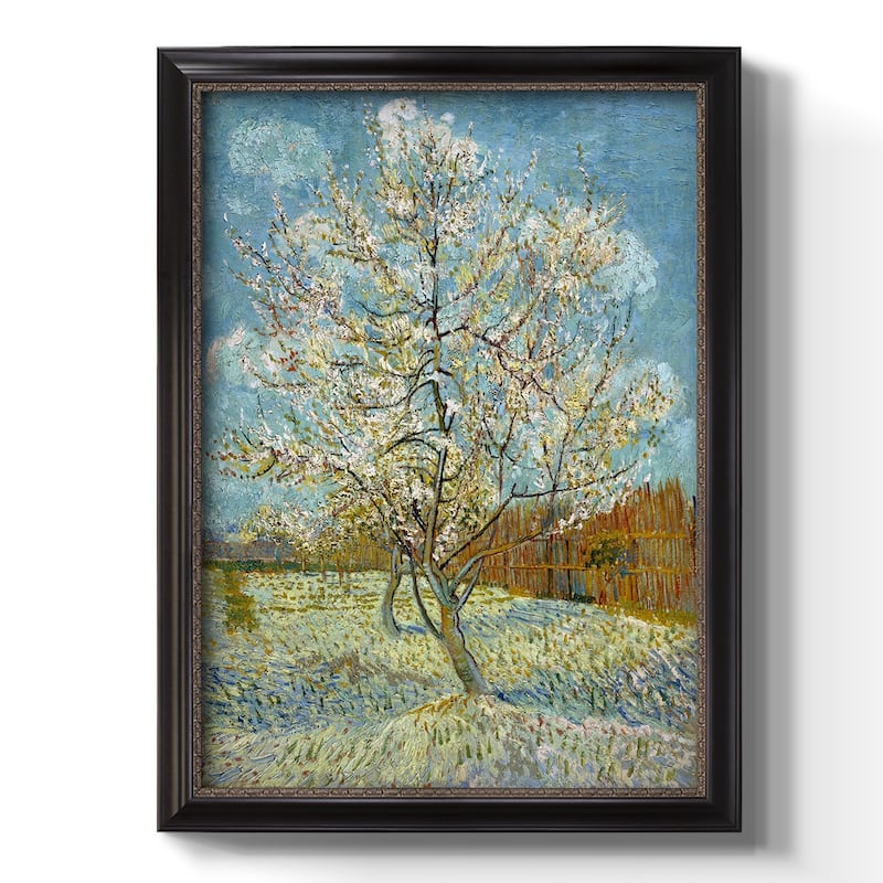  The Pink Peach Tree Premium Framed Canvas- Ready to Hang