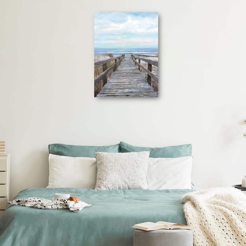 Pier Pressure By Studio Arts Canvas Art Print