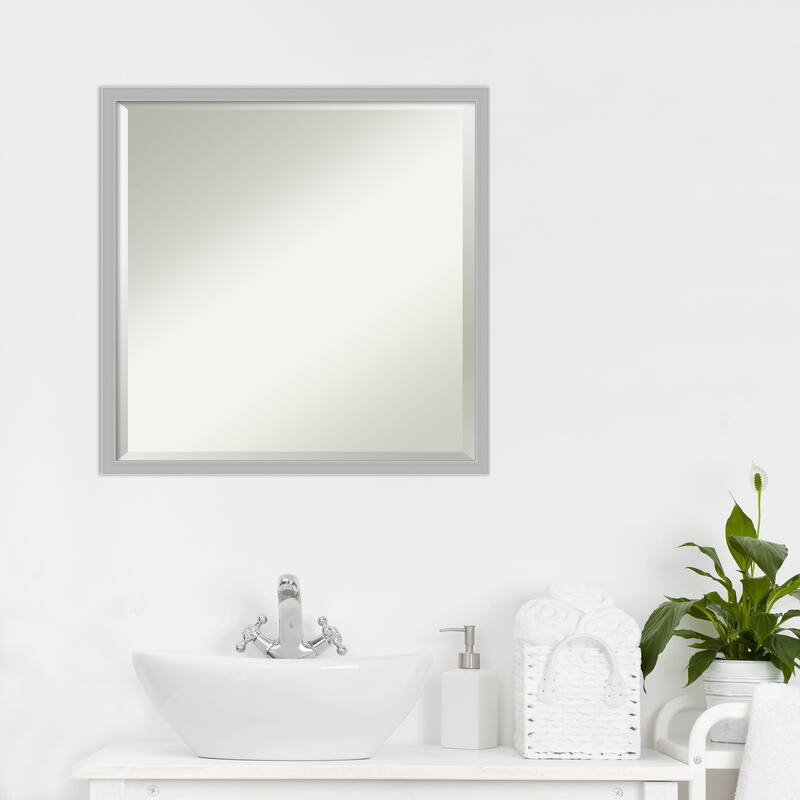 Beveled Bathroom Wall Mirror - Hera Frame