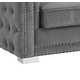 preview thumbnail 13 of 21, Silver Orchid Kovanko Velvet Upholstered Sofa
