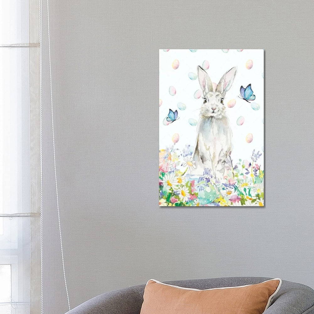 iCanvas "Tall Easter Bunny" by Patricia Pinto Canvas Print