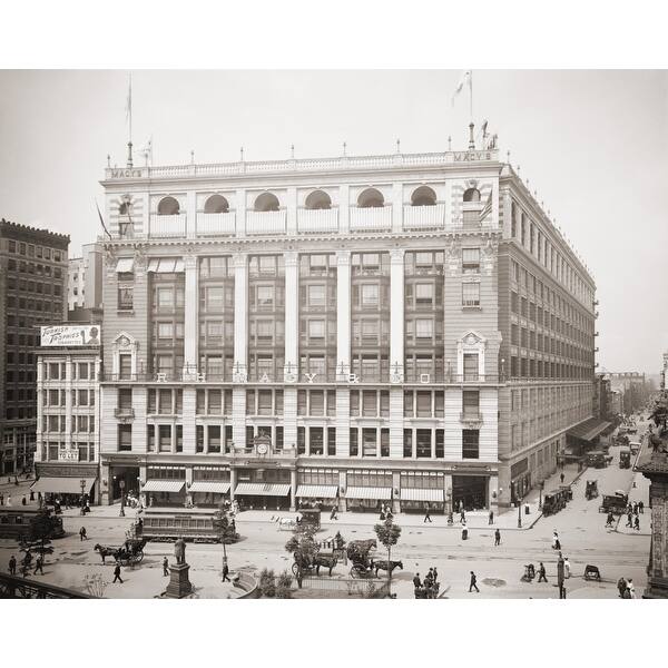 RH Macy And Company Department Store At Herald Square In New York City 1905 History Bed Bath