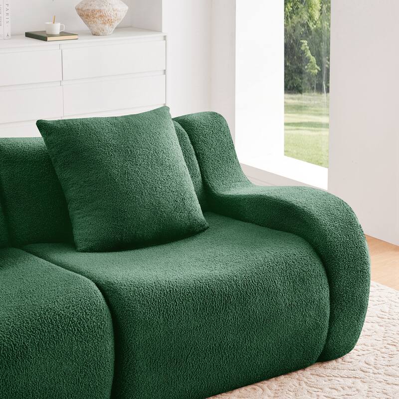 Boneless Sofa,No Assembly Required Streamlined Design