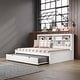 preview thumbnail 15 of 15, Full Bookcase Daybed in White