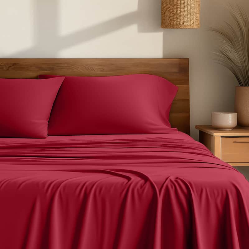 Bare Home Rayon from Bamboo Sheet Set - Deep Pocket - Breathable