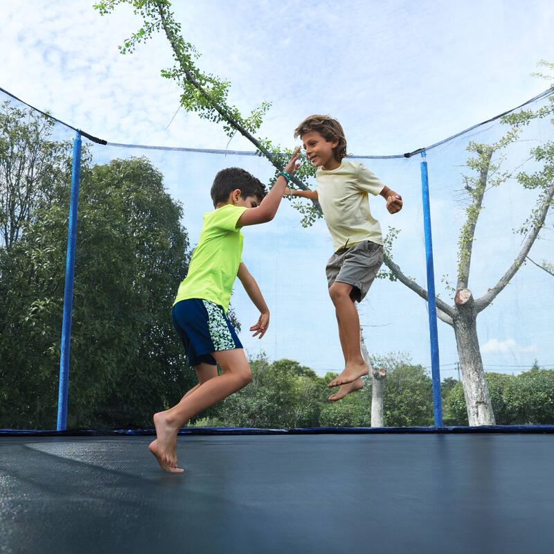 Aoodor Outdoor Trampoline Replacement Net with Zipper, Buckle, String