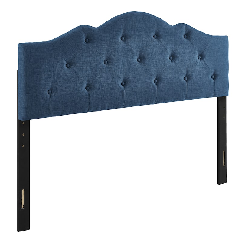 Charlie Upholstered Tufted Round Headboard