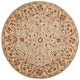 preview thumbnail 17 of 19, SAFAVIEH Handmade Heritage Traditional Kerman Wool Rug 6' Round - Grey/Gold - Round