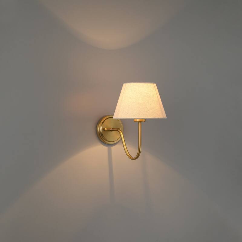 Acroma Beacon Brass Armed Wall Sconce
