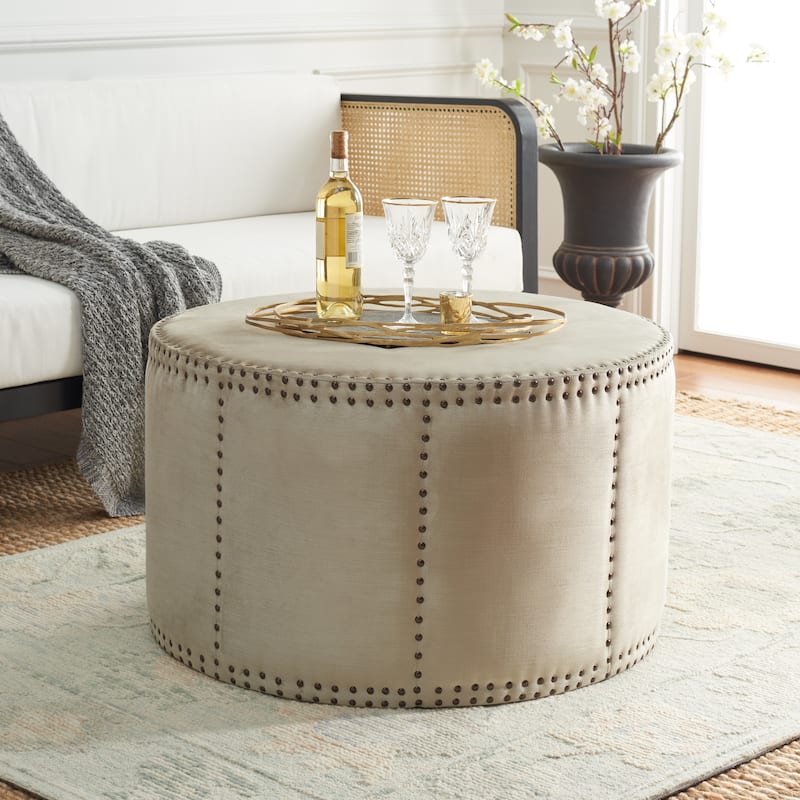 SAFAVIEH Kylene Round Ottoman
