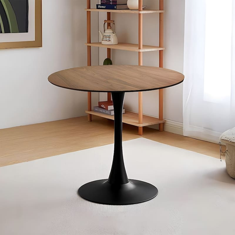 5 Pieces Dining Set, Round Dining Table with 4 Chairs