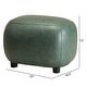 preview thumbnail 74 of 112, KINWELL 23" Wide Faux Leather Upholstered Ottoman Footrest, PU Entryway Footstool