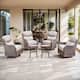 Option Brown Wicker / Beige Cusion
