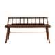 preview thumbnail 5 of 20, Middlebrook Solid Wood Low-Back Spindle Entry Bench