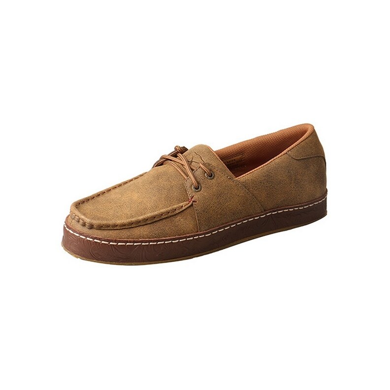 Shop Twisted X Casual Shoes Mens Leather Loafer Slip On Light