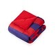 preview thumbnail 5 of 3, Urban Playground Lavelle Red/Blue Comforter Set