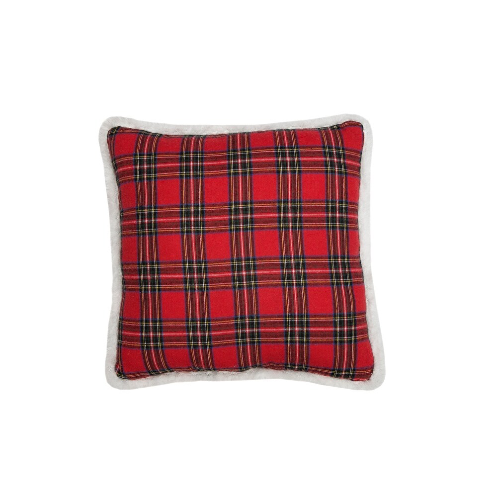 Check Square Christmas Throw Pillows Bed Bath Beyond