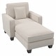preview thumbnail 25 of 35, Stockton Chaise Lounge with Arms by Bush Furniture