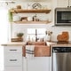 preview thumbnail 5 of 10, Lange Copper 25" Single Bowl Farmhouse Apron Front Undermount Kitchen Sink