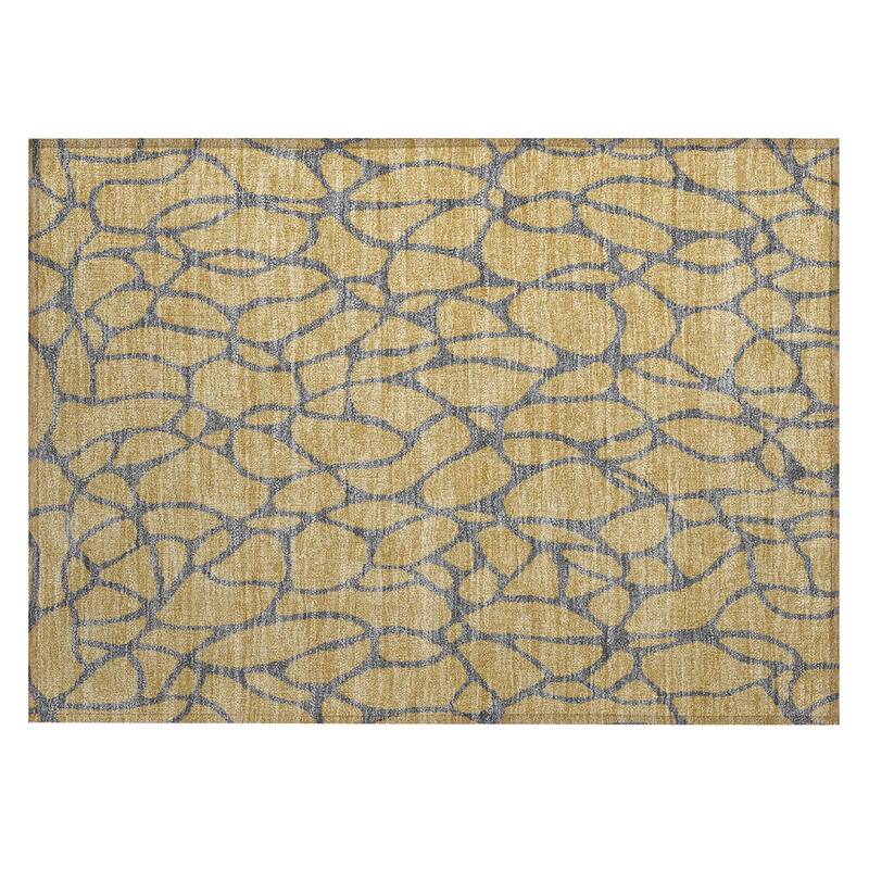 Machine Washable Indoor/ Outdoor Contemporary Chantille Rug