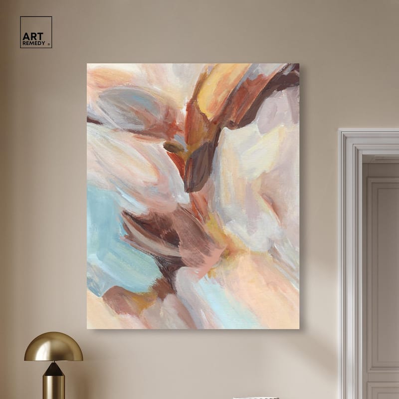 Layers of Colors II Canvas by Art Remedy, Gallery Wrapped