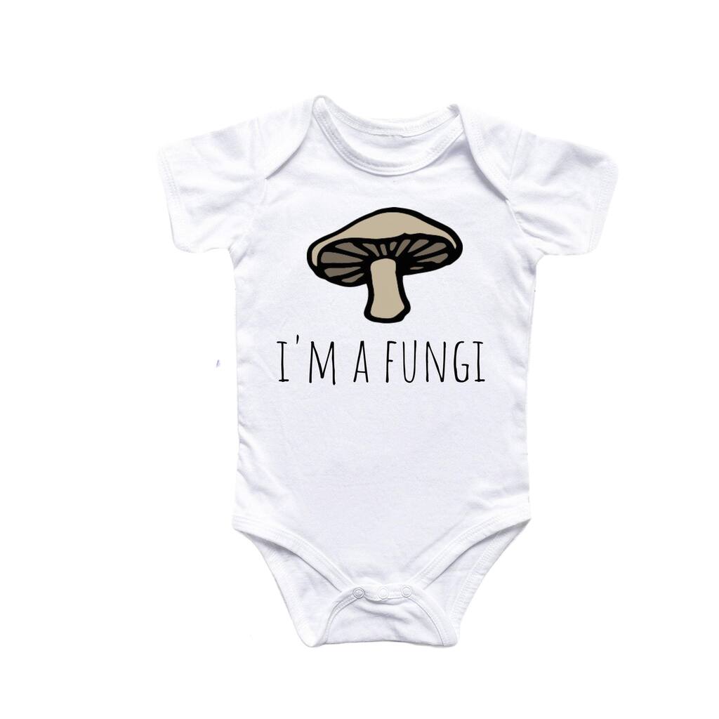 Mushroom Fungi - Baby Boy Girl Clothes Infant Bodysuit Funny Cute Newborn