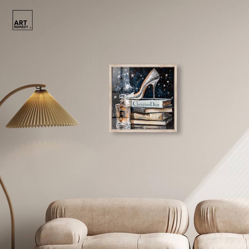 Sparkling Stars Heel Shadowbox by Art Remedy