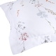 preview thumbnail 7 of 7, Organic Club Snow Blossom Cotton Sateen Duvet Cover Set of 5
