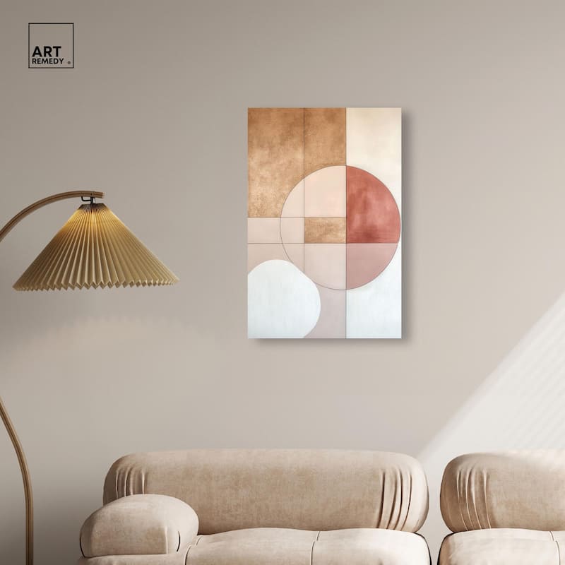 Modernist Circles II Canvas by Art Remedy, Gallery Wrapped