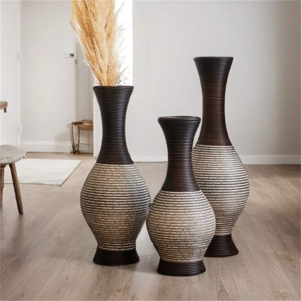 Home Decorative PVC Floor Vase (Set of 3)