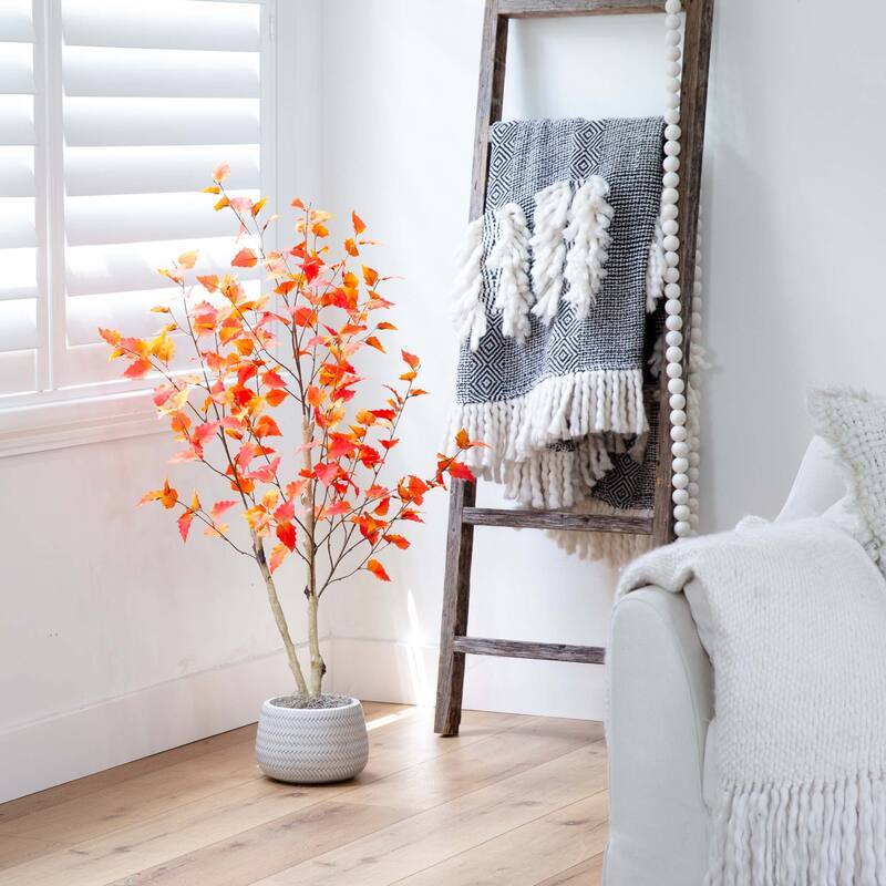 Birch Artificial Tree with Planter - 4' - Unlit