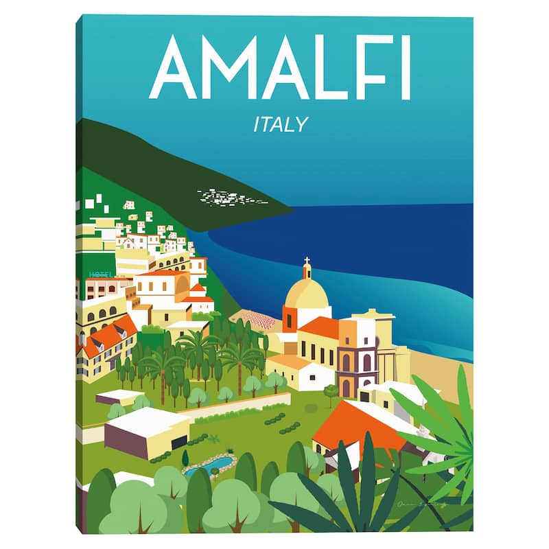 Amalfi Canvas Art Print
