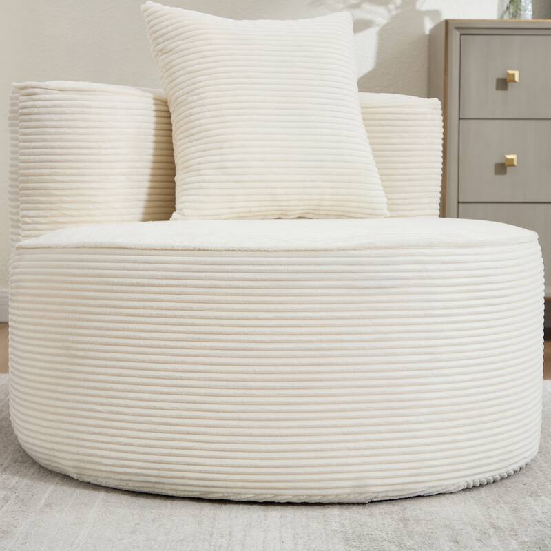 Plush Lounger Soft Sofa No Assembly Required