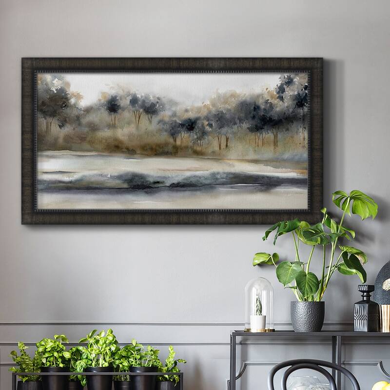 Silent River Premium Framed Canvas- Ready to Hang