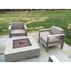 Cape Coral Outdoor Aluminum Club Chair with Cushions (Set of 2) by Christopher Knight Home