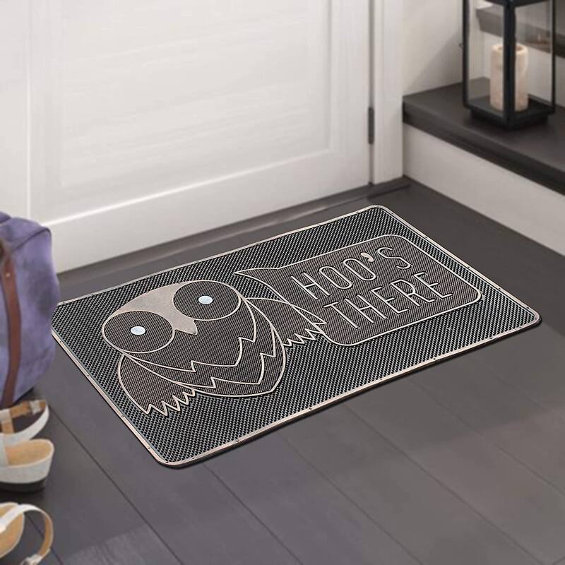 A1HC Welcome Rubber Pin Mat, Beautifully Copper Finished 18" X 30"