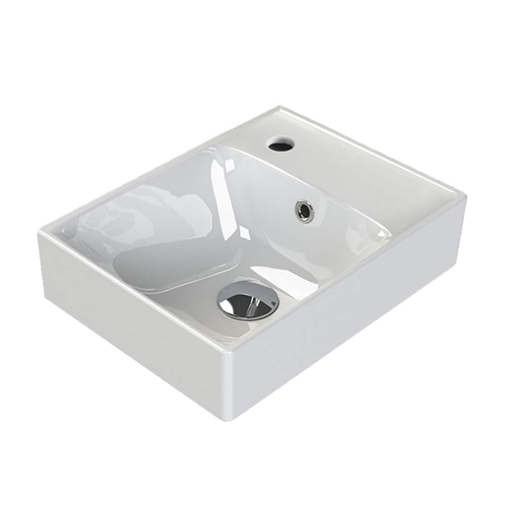 Nameeks CeraStyle 044200-U-One Hole Sharp 15-11/16" Rectangular