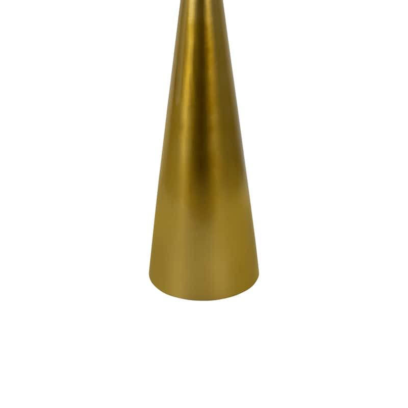 JONATHAN Y Vince 22.25" Drink Table with Marble Top