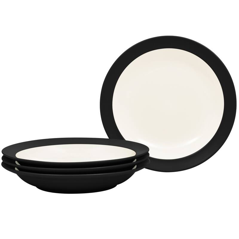 Noritake Colorwave Set Of 4 Pasta Bowls, 10-1/2", 27 Oz. - Graphite