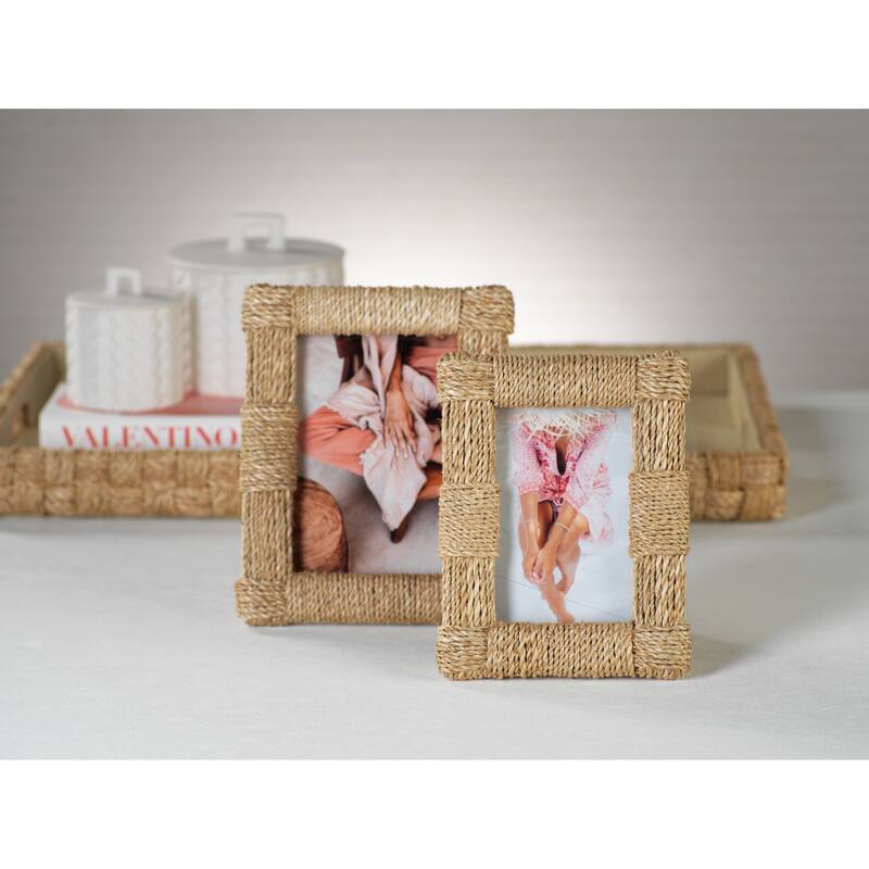 Faenza Abaca Rope Photo Frame