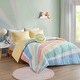 preview thumbnail 3 of 22, Jessie Yellow Rainbow Sunburst Reversible Cotton Comforter Set by Urban Habitat Kids