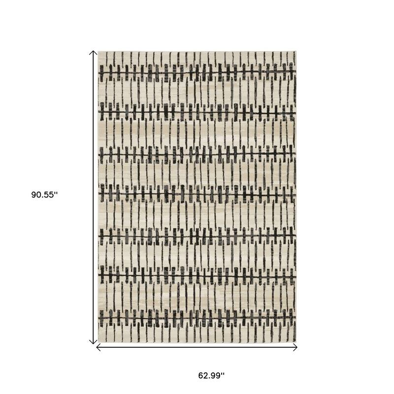 HomeRootsGeometric Modern Rectangle Area Rug