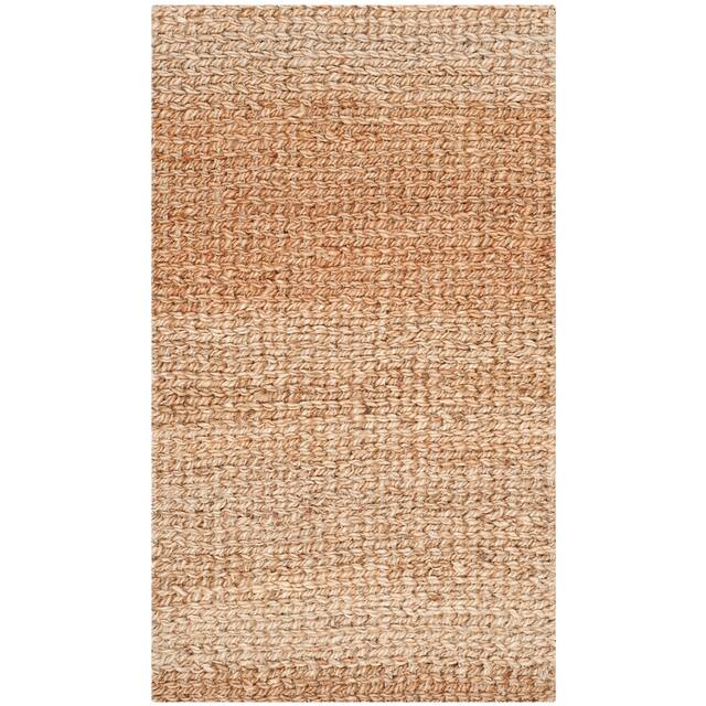 SAFAVIEH Handmade Natural Fiber Sofja Casual Solid Jute Rug - 2'3" x 4' - Natural
