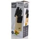 preview thumbnail 3 of 3, Gibson Home Westover 13 Piece Stainless Steel Cutlery Set in Black with Wood Storage Block