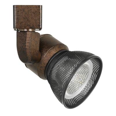 10W Integrated LED Metal Track Fixture with Mesh Head,Bronze and Dark Black